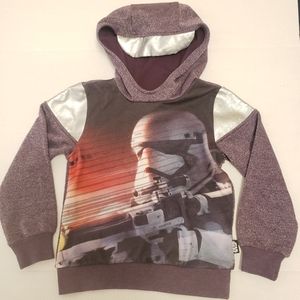 Disney Star Wars Storm Trooper Hoodie Size  5/6